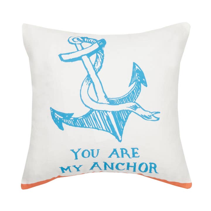 Almohada con estampado «Eres mi ancla» para venta al por mayor de Peking Handicraft