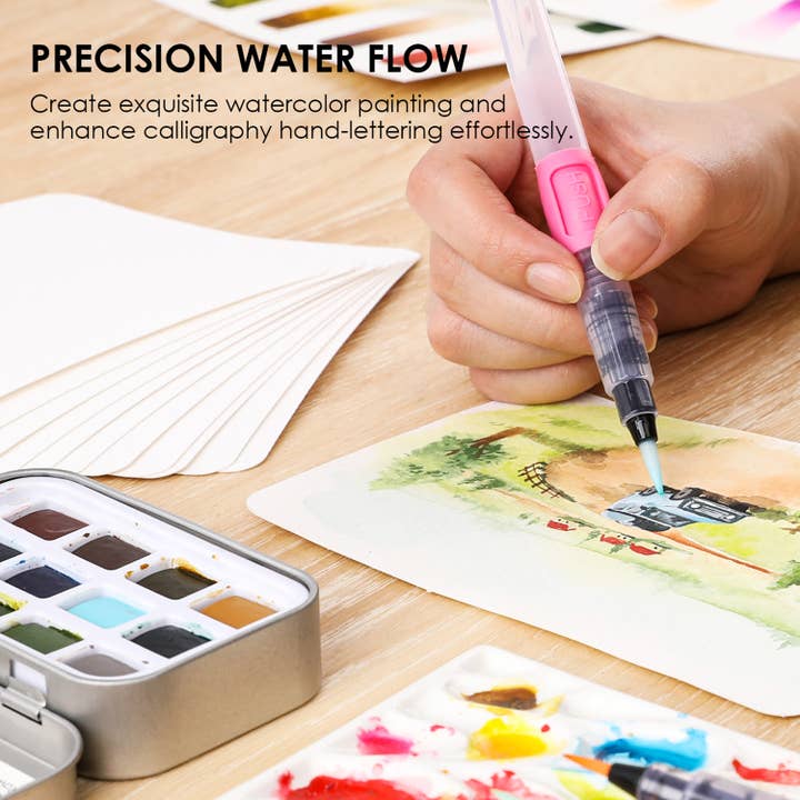 Grabie - Wholesale Paint/Wax Brush - Premium Water Brush Pen Set Of 34