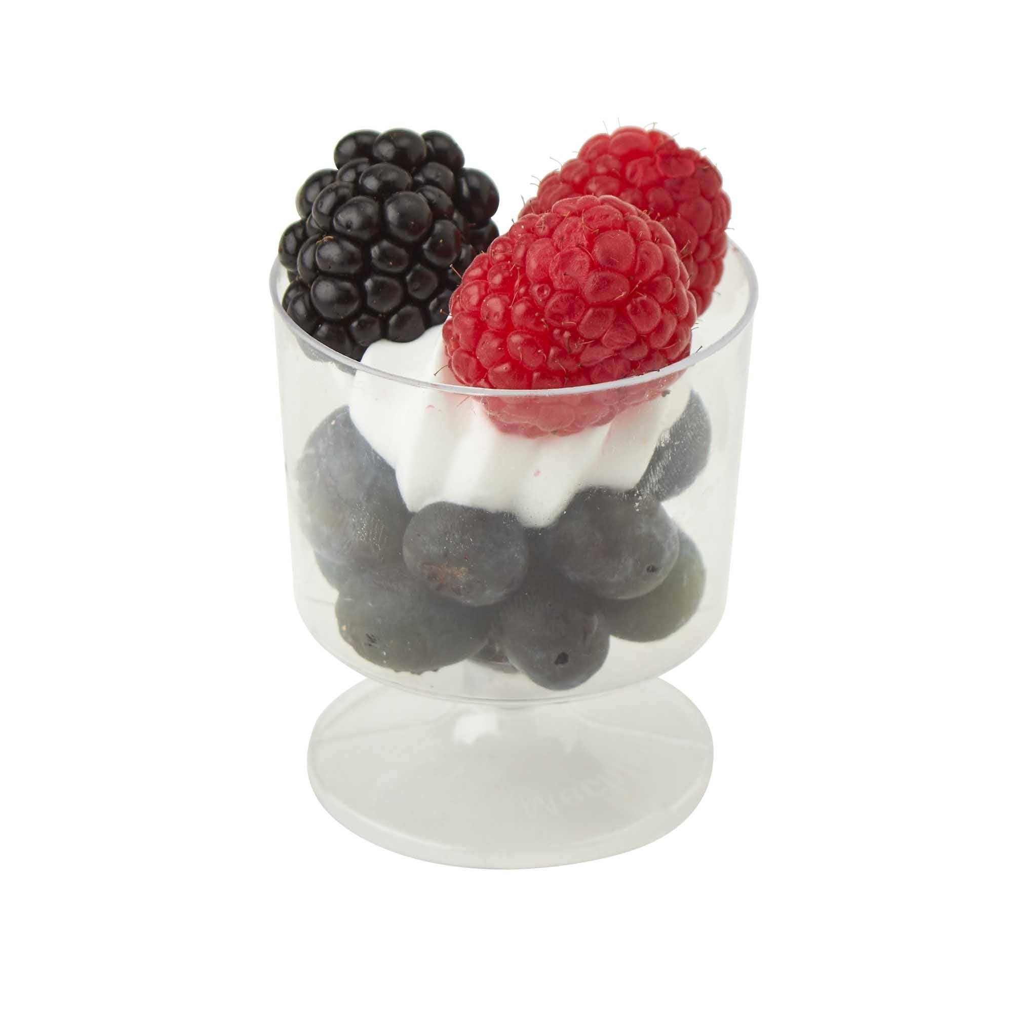 Portofino International Trading, USA - Wholesale Disposable Cup - Plastic Mini Trifle Cup 2oz - Pack of 123