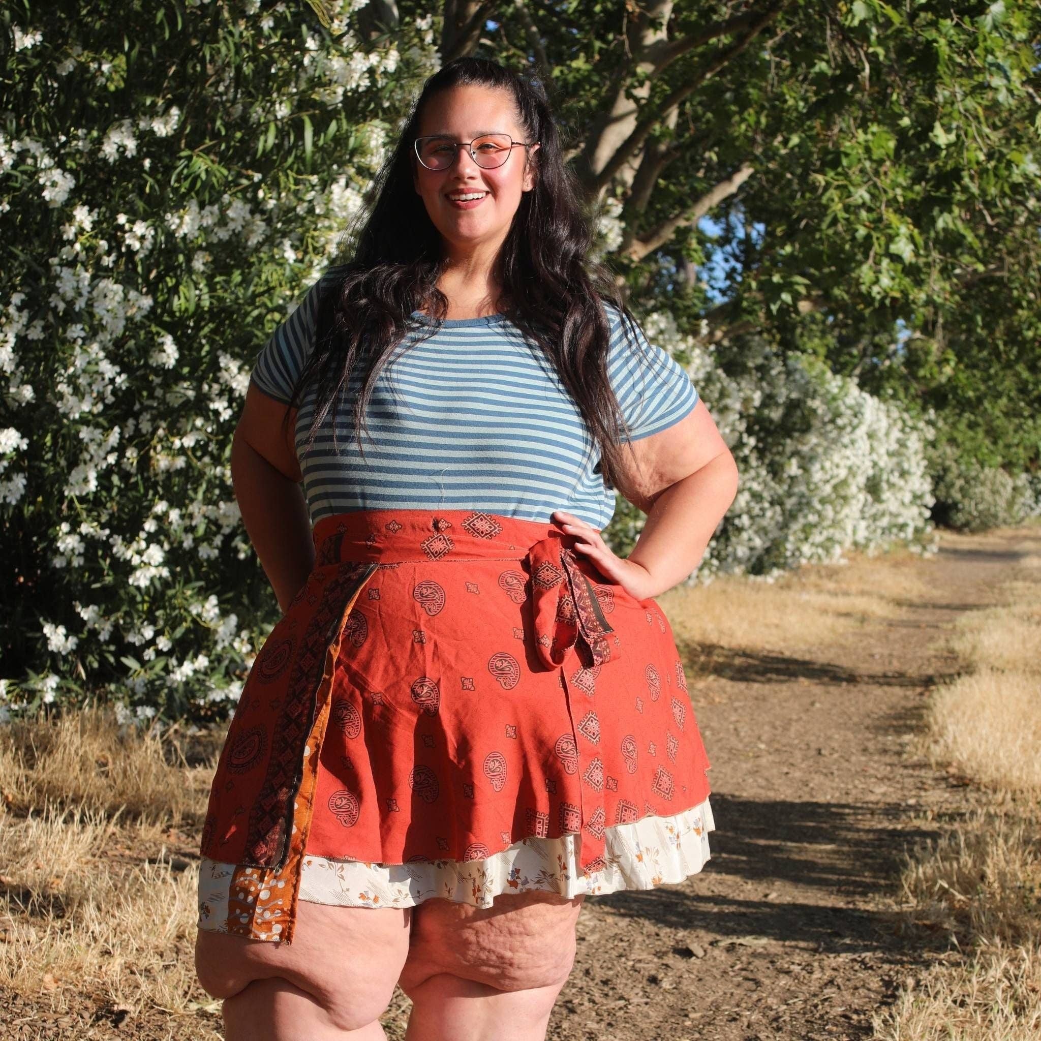 Darn Good Yarn - Wholesale Skirt - Women's - Sari Wrap Skirt39