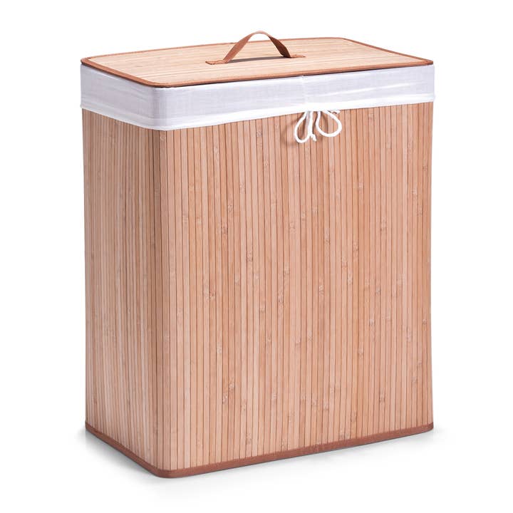 Tvättsorterare i bambu med två fack för wholesale av Zeller Present