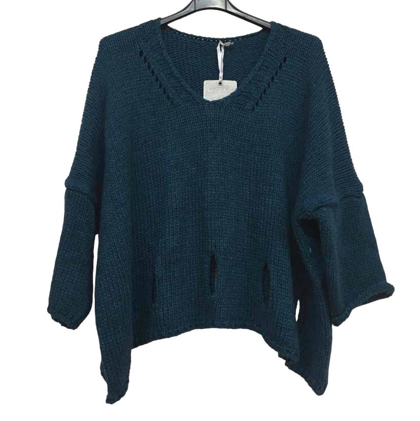 LINEN & COTTON HOUSE - Wholesale Knitted jumper – Women′s - ALPACA SWEATER 086025