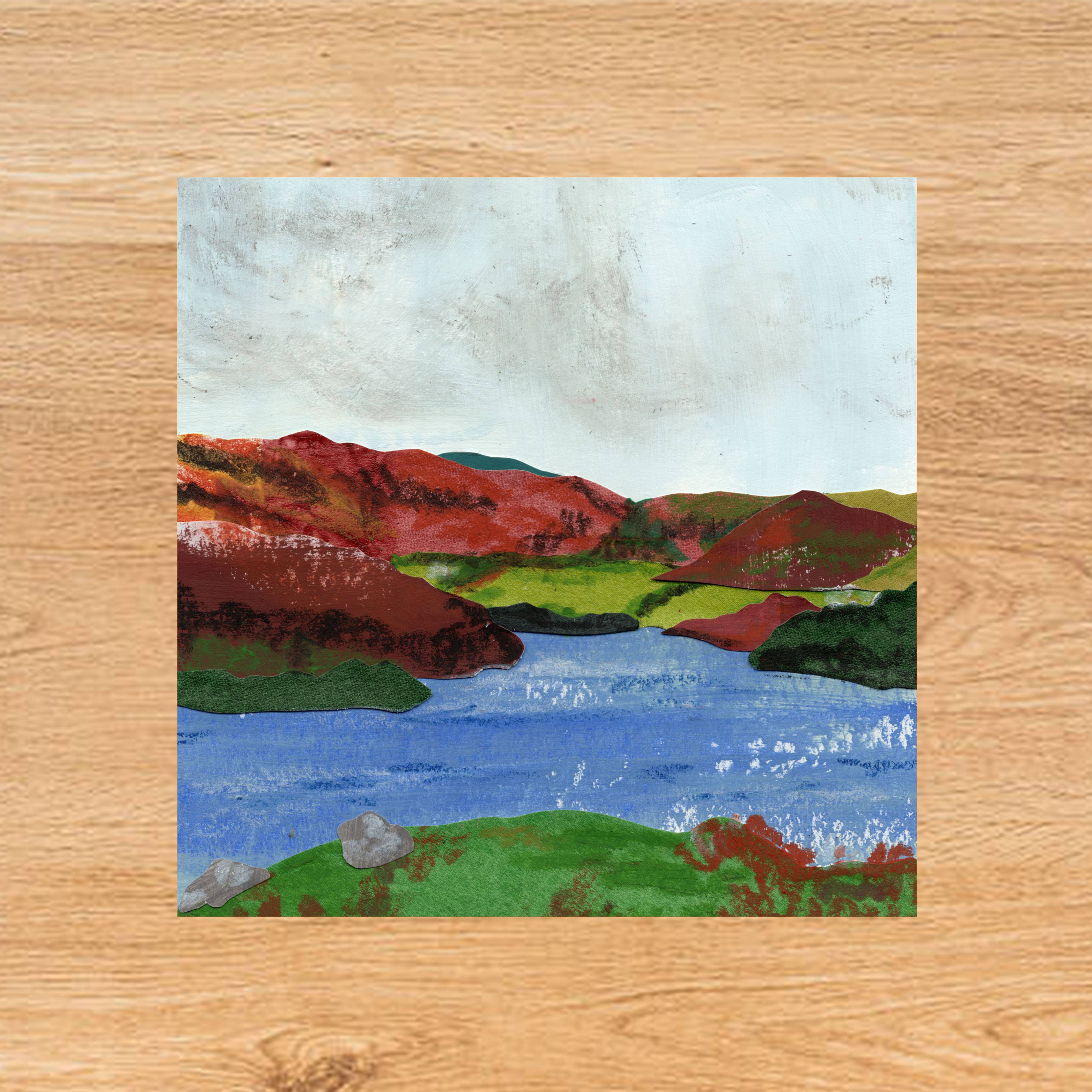 Victoria Mandale – wholesale Everyday greeting card – Ullswater Lake District Greetings card 0