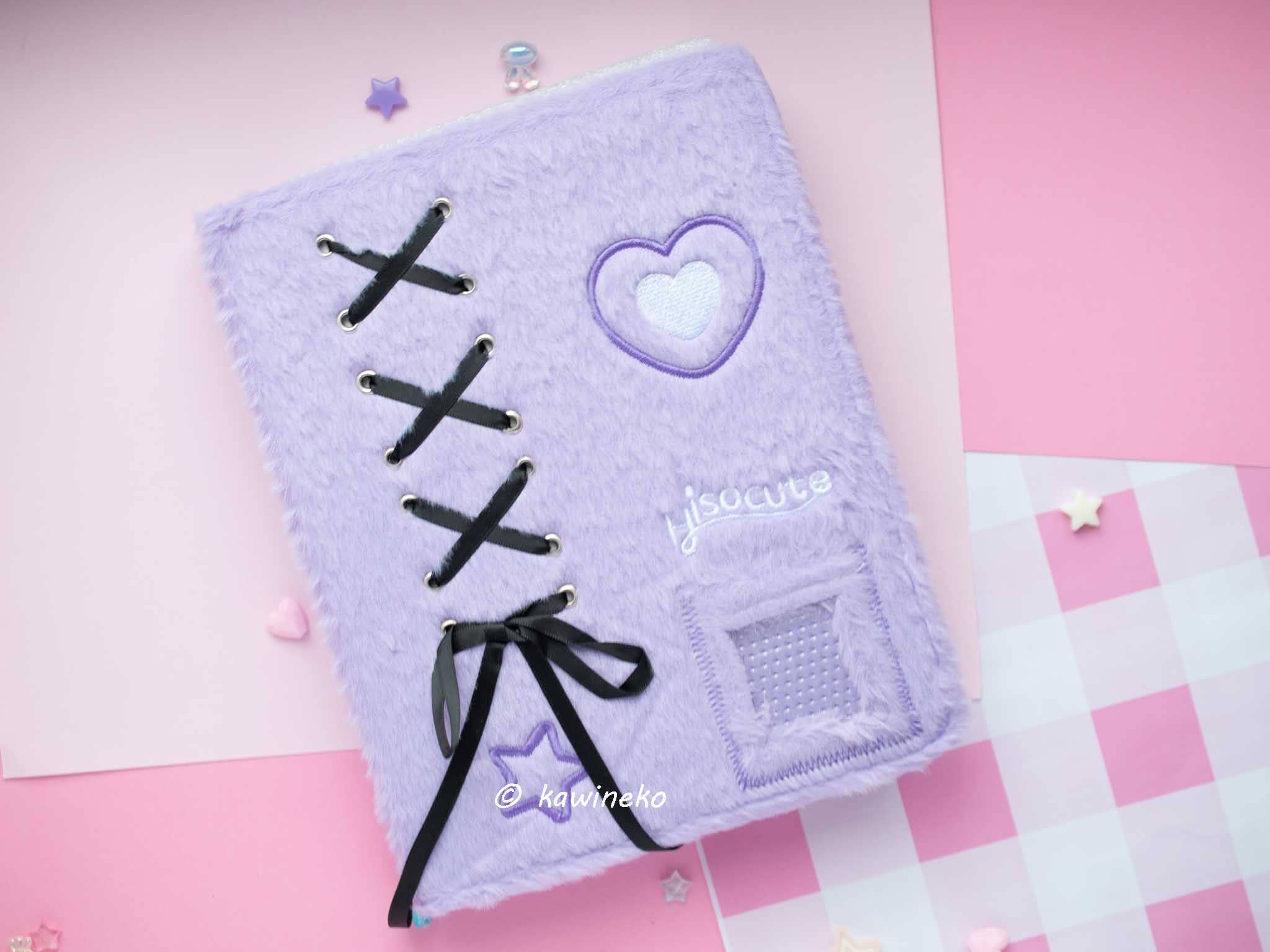 Kawineko - Wholesale Binder - cute plush A5 binder with inserts can fit 80 photocards7