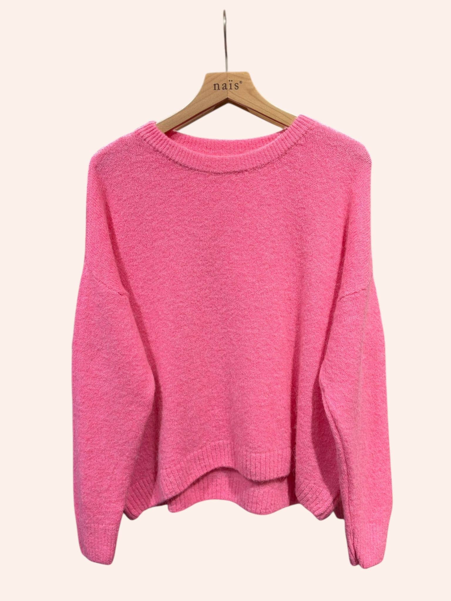 NAÏS PARIS – wholesale Pullovertröja - Dam – Rundhalsad tröja med långa ärmar i 30% superfint alpacka19