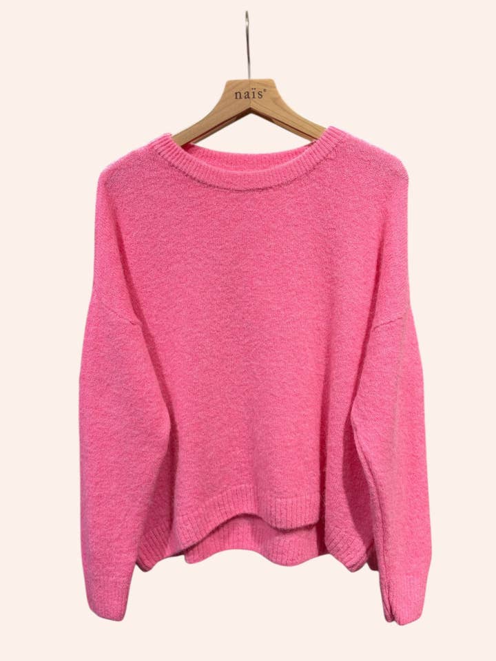 NAÏS PARIS – wholesale Pullovertröja - Dam – Rundhalsad tröja med långa ärmar i 30% superfint alpacka19