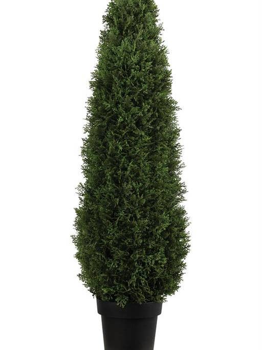 Cedar Tree in Pot 3.5' Uv Green for wholesale by Select Artificials, Inc.