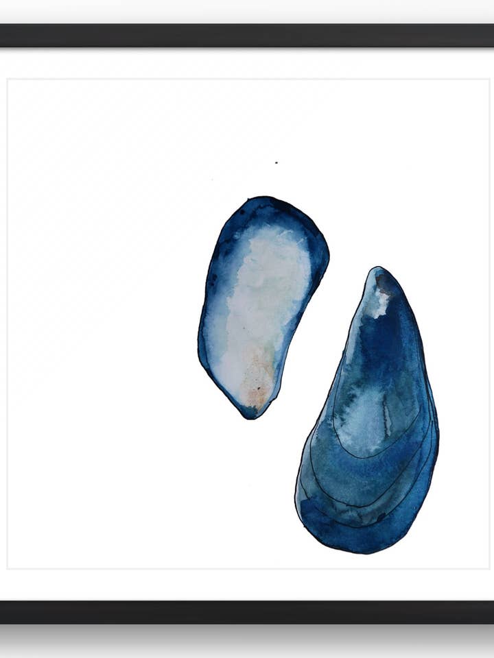 Mussel Print for wholesale by Brienne Cosman Design