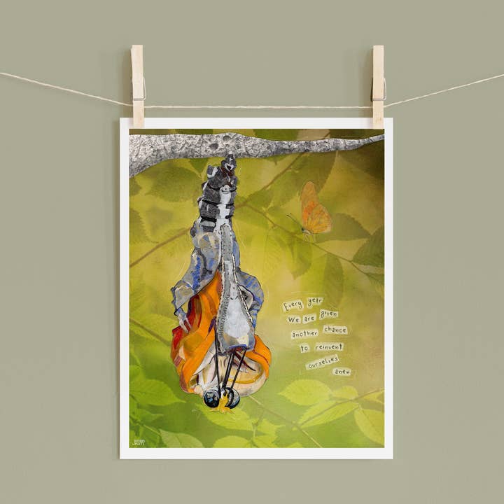 Birthday Butterfly - print for wholesale by Found & Rewound