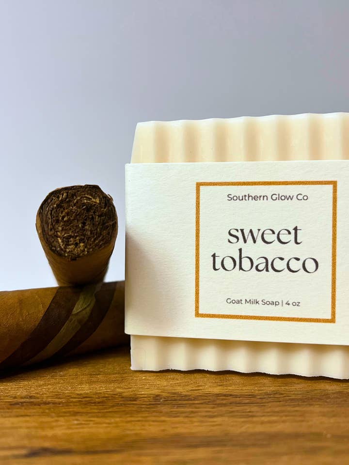 Savon Sweet Tobacco pour la vente par Southern Glow Co.