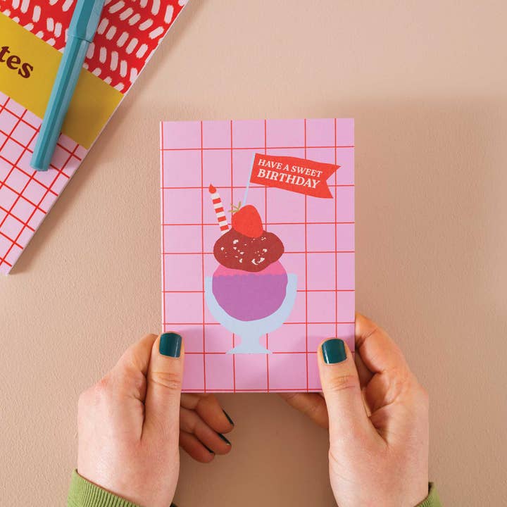 Gelato | Biglietto di compleanno | A6 per la vendita all'ingrosso da parte di Good Tuesday (Once Upon a Tuesday)