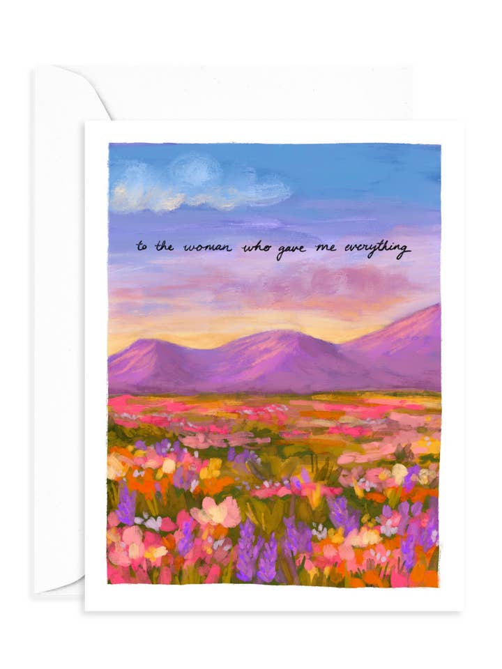 She Gave Me Everything Card | Mother' Day Greeting Card | Gifts For Her for wholesale by This Little Paper Shop