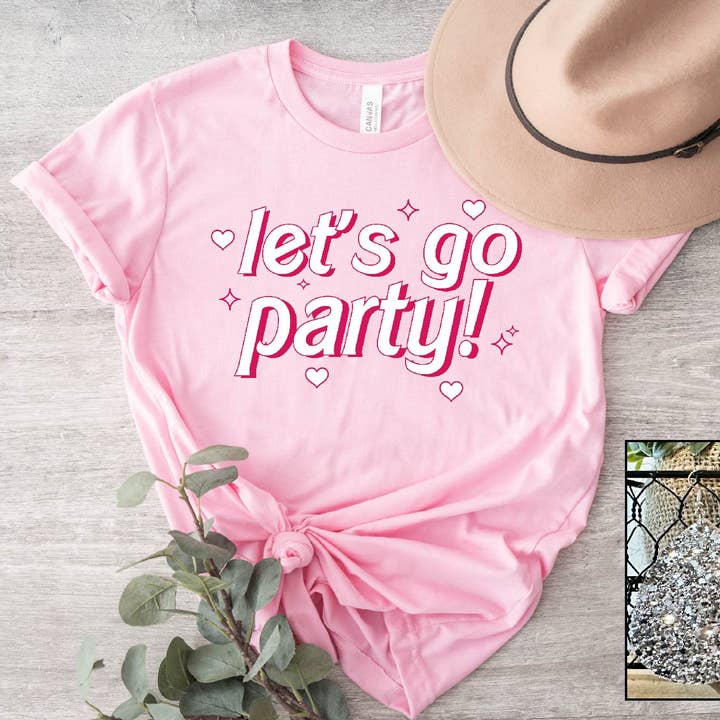 Let's Go Party- Pink for wholesale by Southern Attitude Designs Inc