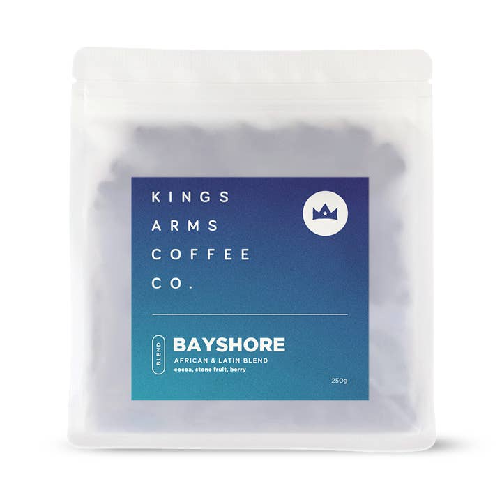 Bayshore Blend for wholesale by Kings Arms Coffee Roasters