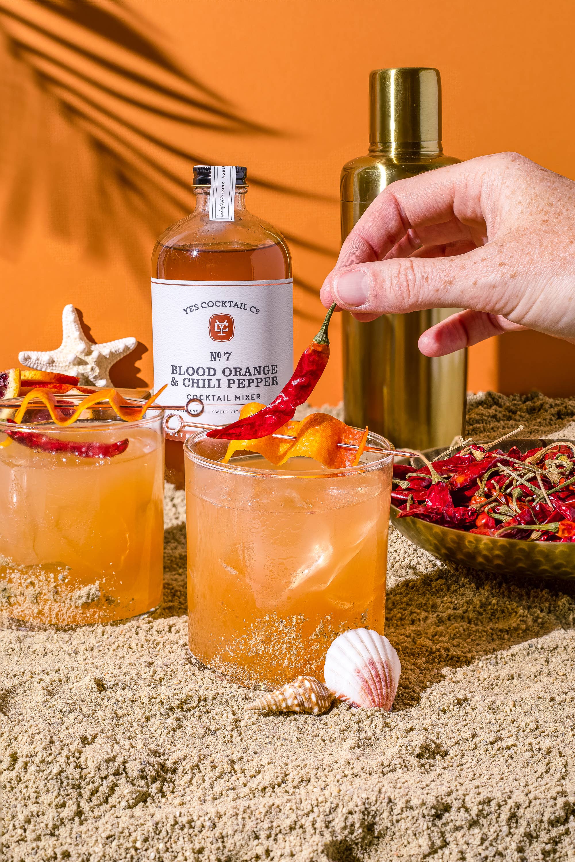 Yes Cocktail Co - Wholesale Cocktail Mix/Syrup - Blood Orange & Chili Pepper Cocktail Mixer5