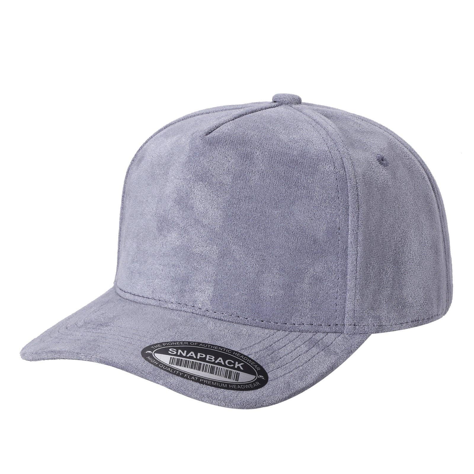 Burzip collection – wholesale Baseballkeps - Unisex – TC2>SUEDE SOLID 5-PANEL KEPSAR7