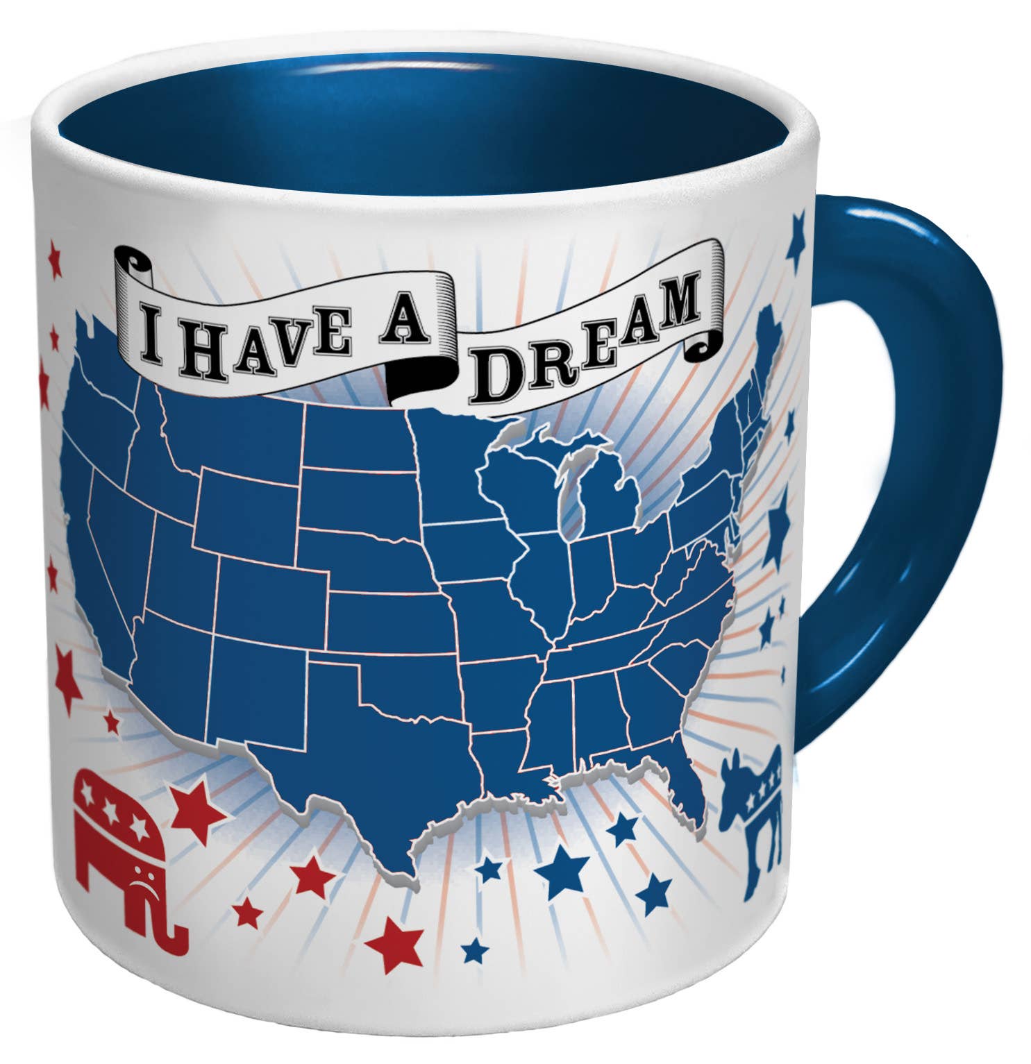 Unemployed Philosophers Guild - Wholesale Coffee Mug - Democratic Dream Heat-Changing Coffee Mug1