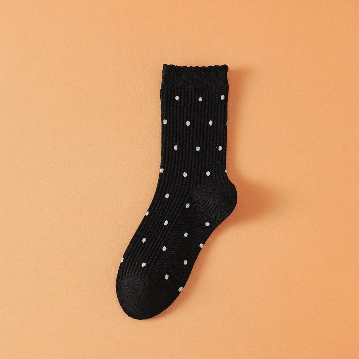 ACCITY - Wholesale Socks - Women's - Lace Polka Dot Comfort Breathable Socks_CWMS027950