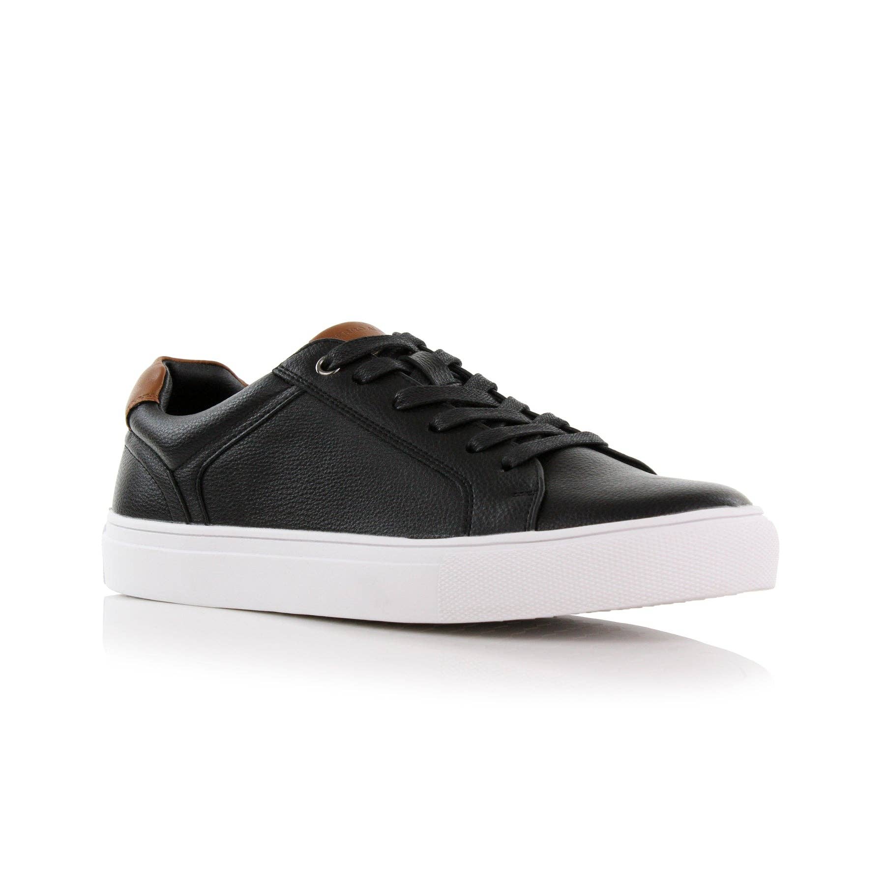Black Daniel Men's Low-Top Lifestyle Sneakers for wholesale on Faire0