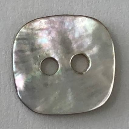 NEMARK - Wholesale Sewing Button/Snap - NATURAL AGOYA BUTTON SQUARE SHAPE0