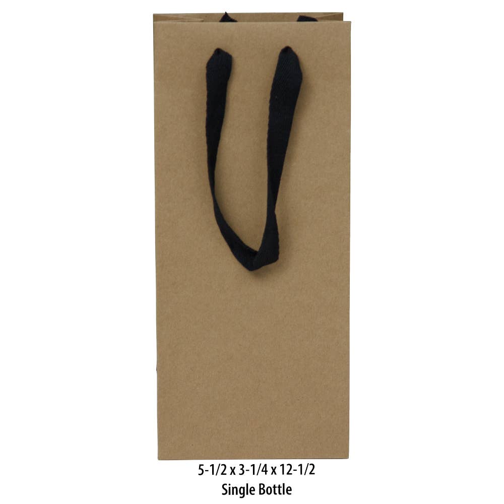 American paper & plastic - Wholesale Gift Bag - Manhattan Kraft Shopping Bags0