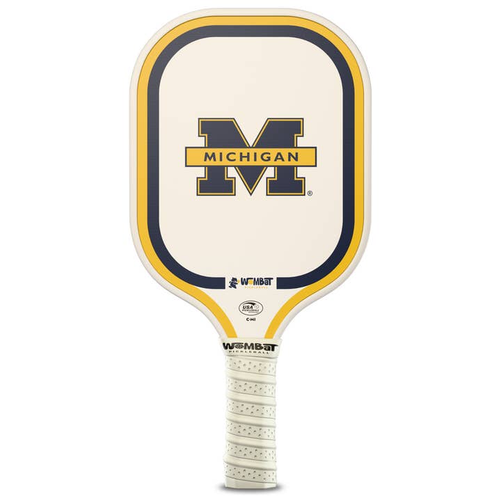 Wombat Pickleball– Raquette des Wolverines de l'Université du Michigan pour la vente par Greenline Goods