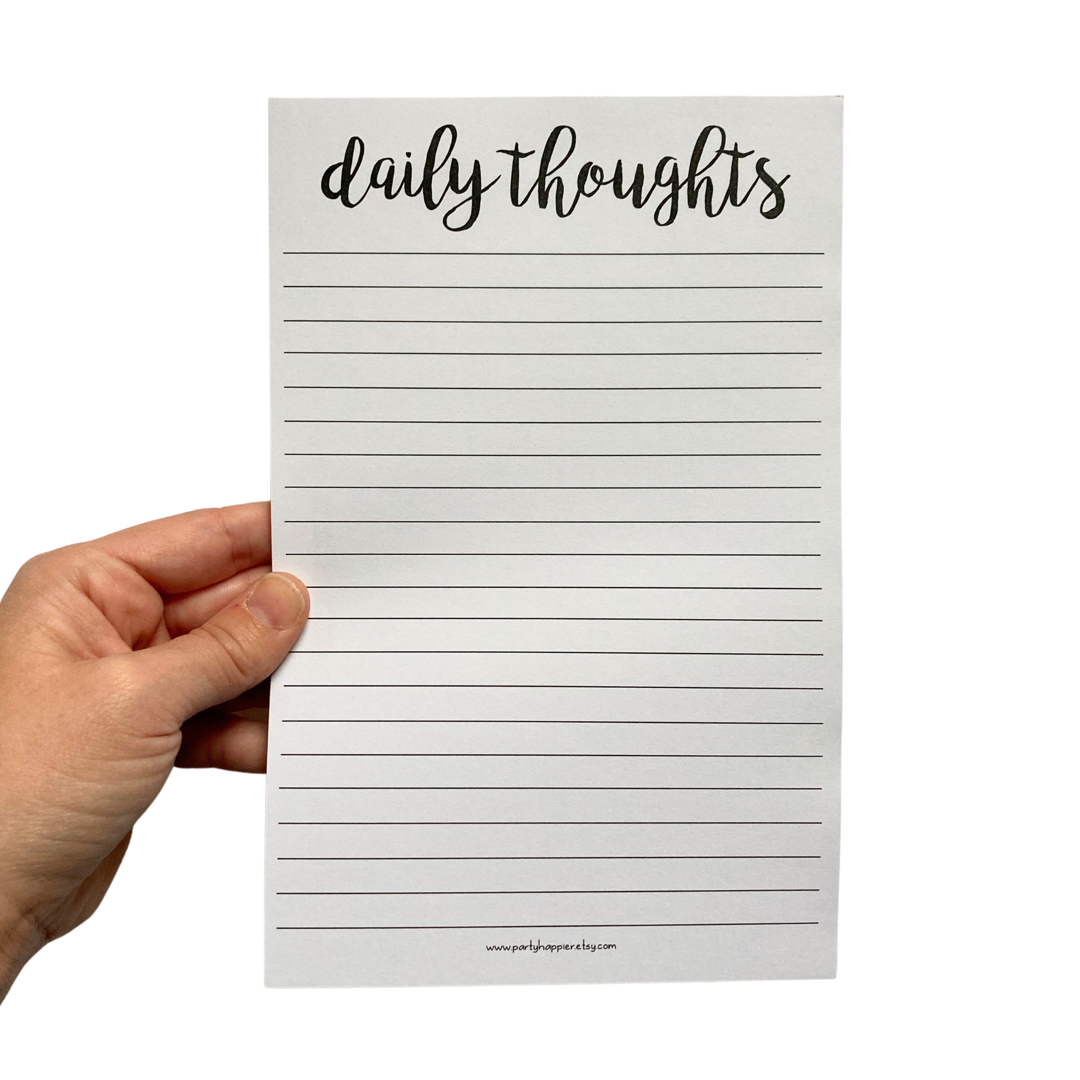 PartyHappier - Wholesale Notepad - Daily Thoughts Notepad2