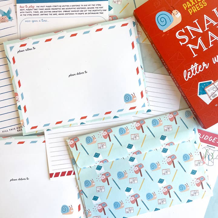 The Paxton Press - Wholesale Stationery/Notecard Set - Snail Mail Kit3