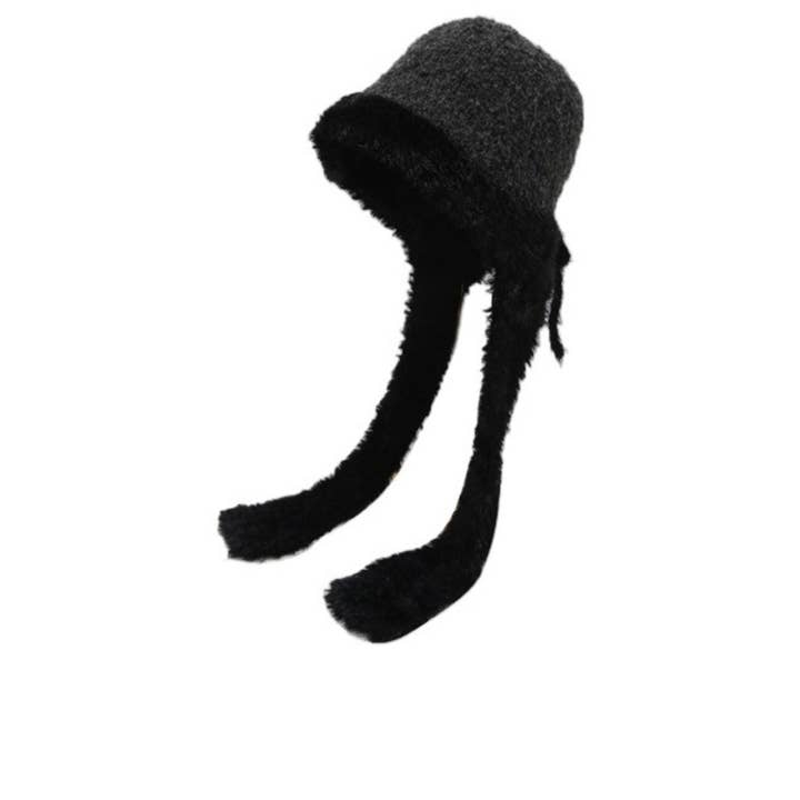 Funkyrel® Atzbranding Limited - Wholesale Beanie – Women's - Haila – Fluffy Earflap Winter Knitted Beanie
