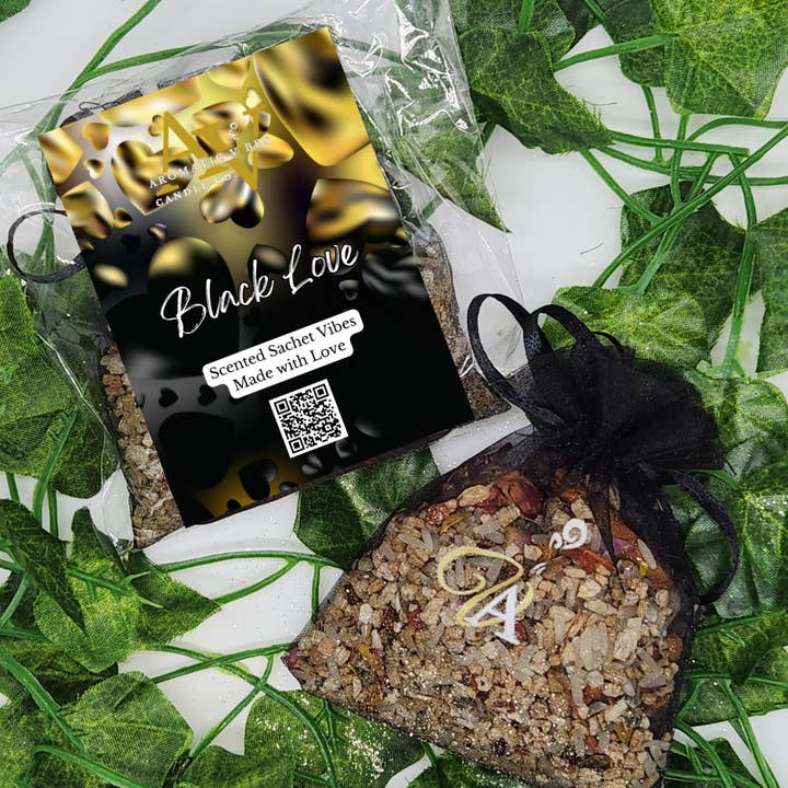Sort Love Sachet Vibe for engroshandel hos Aromatic Vibes Candle Co
