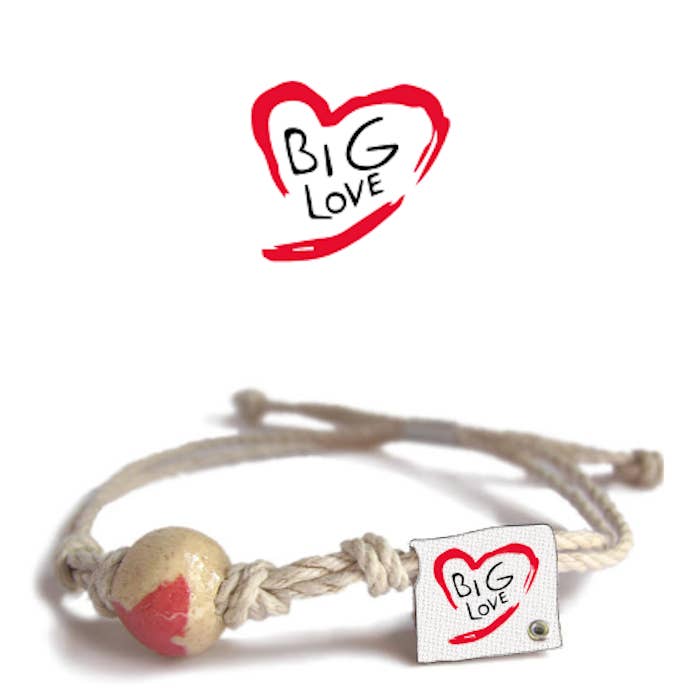 Bracelet « Big Love » Earth Vibes | Bracelet de cheville pour la vente par Earth Bands
