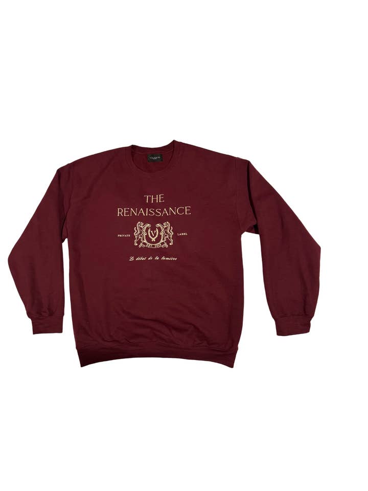 The Renaissance sweatshirt for wholesale by Valiente New York