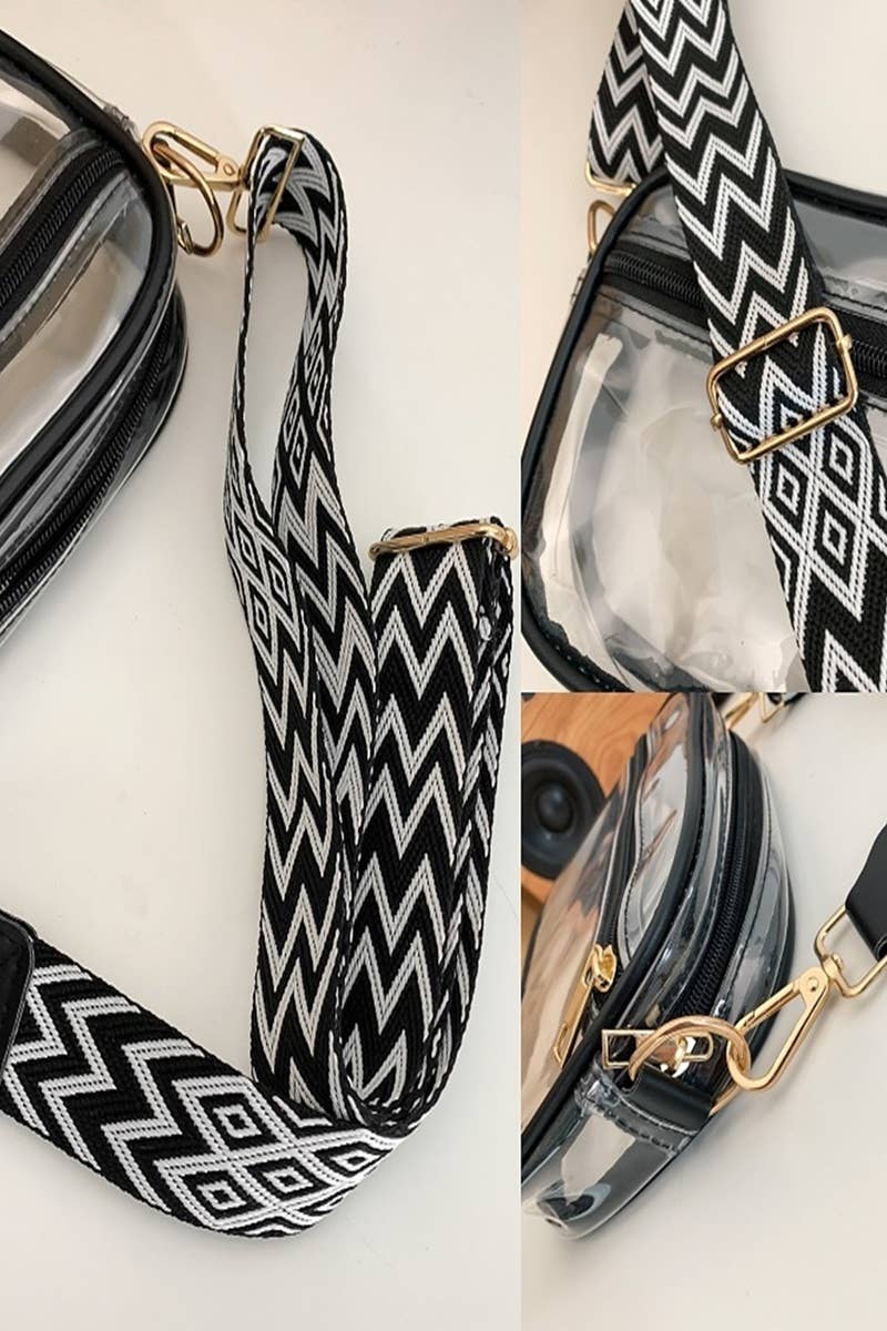 42POPS - Wholesale Crossbody Bag - Women's - `.GameDay Clear Crossbody Bag Stadium approved11