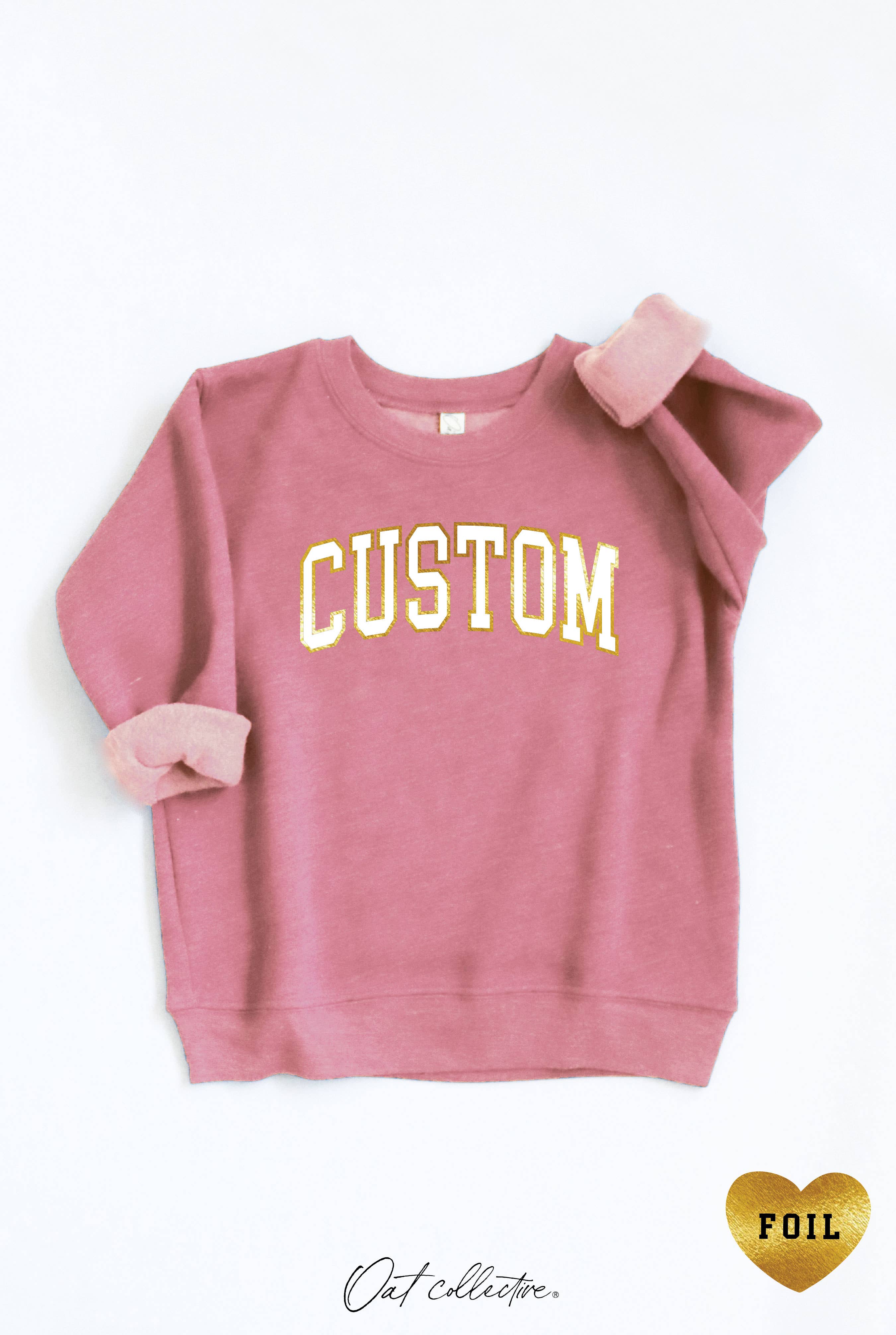 OAT COLLECTIVE - Vente Sweat-shirt – enfant - Sweat-shirt graphique CUSTOM FOIL pour tout-petits2