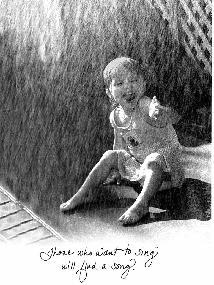 192: Those Who Want to Sing Will Find a Song. - Anonymous for wholesale by Bonair Daydreams