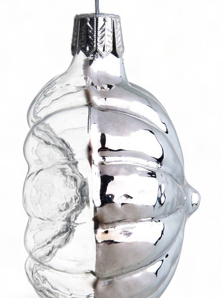 Réflexion florale semi-miroitée pour la vente par Oberfränkische Glas Marke