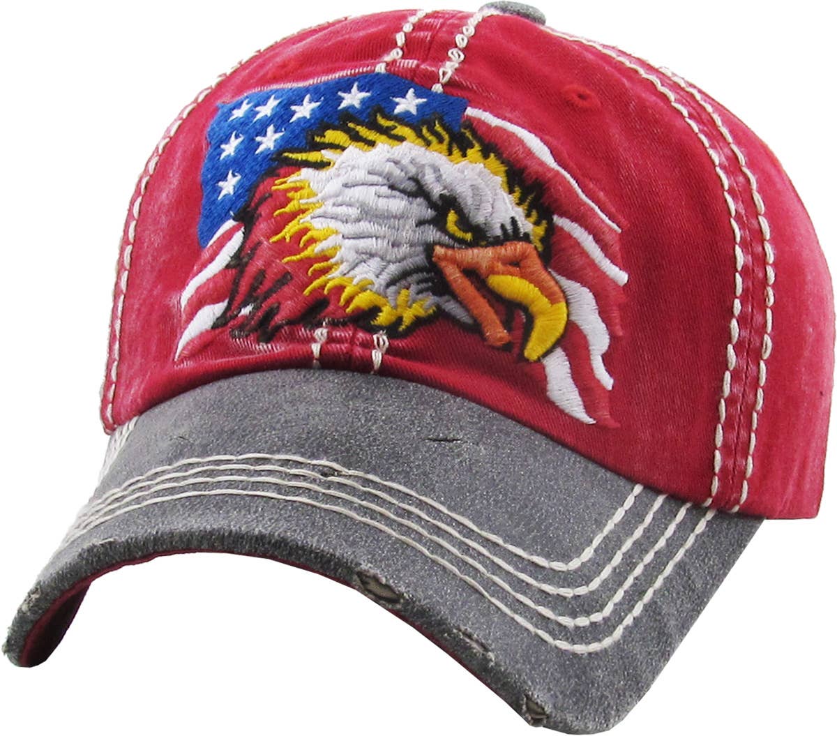 KBETHOS - Wholesale Baseball Cap - Men's - AMERICAN EAGLE VINTAGE BALL CAP8