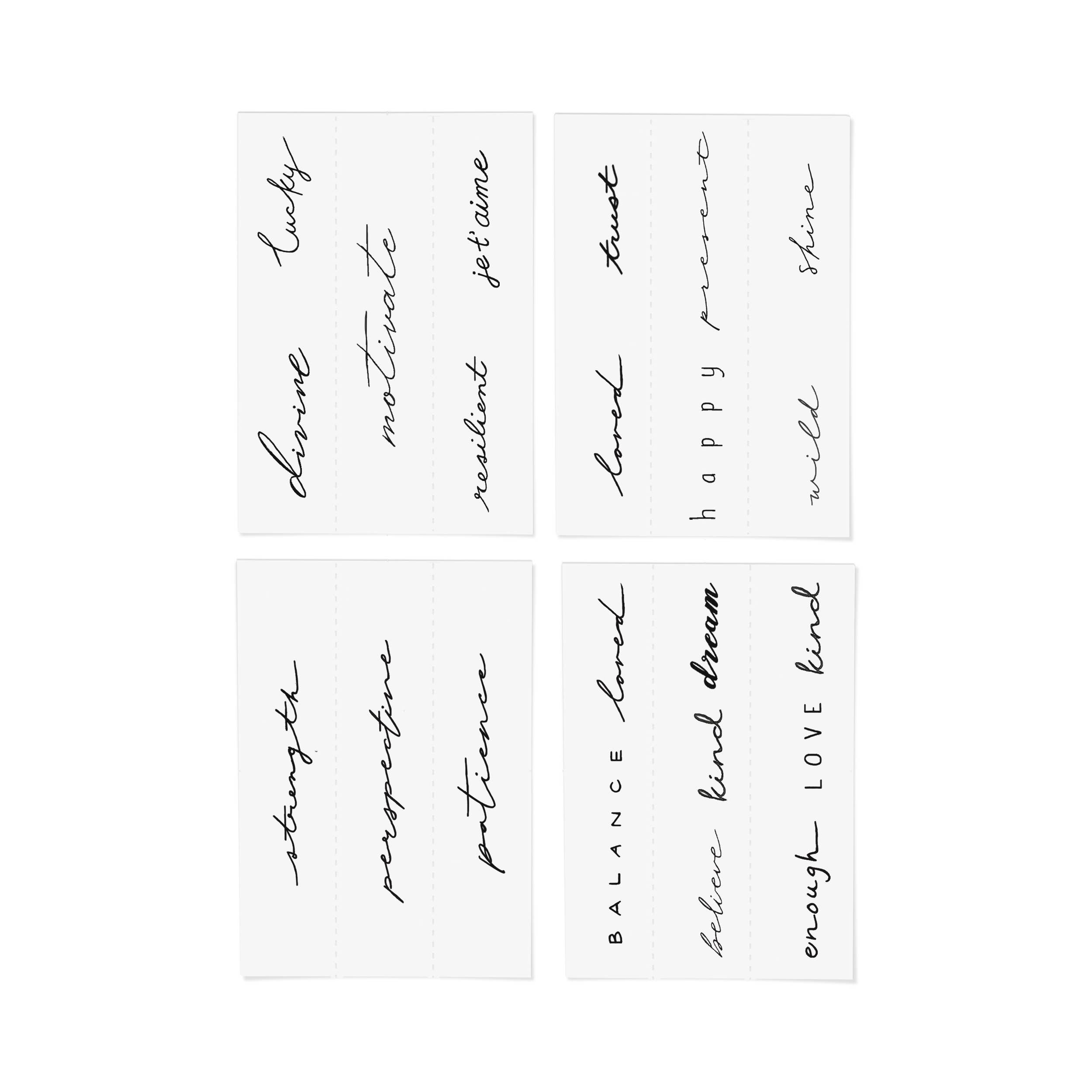 INKED by Dani - Vendita all'ingrosso Tatuaggi temporanei - Set di tatuaggi temporanei Statement1