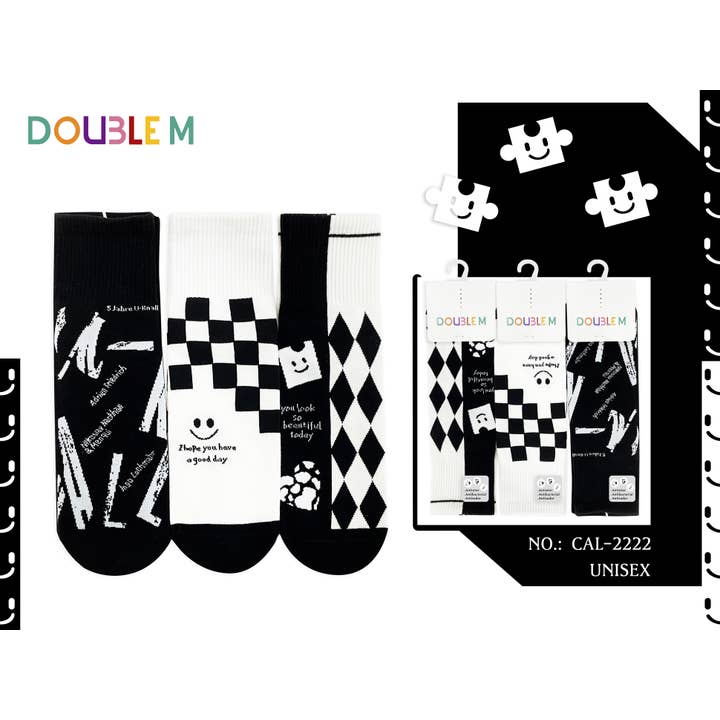 Chaussettes de taille moyenne pour la vente par Double M