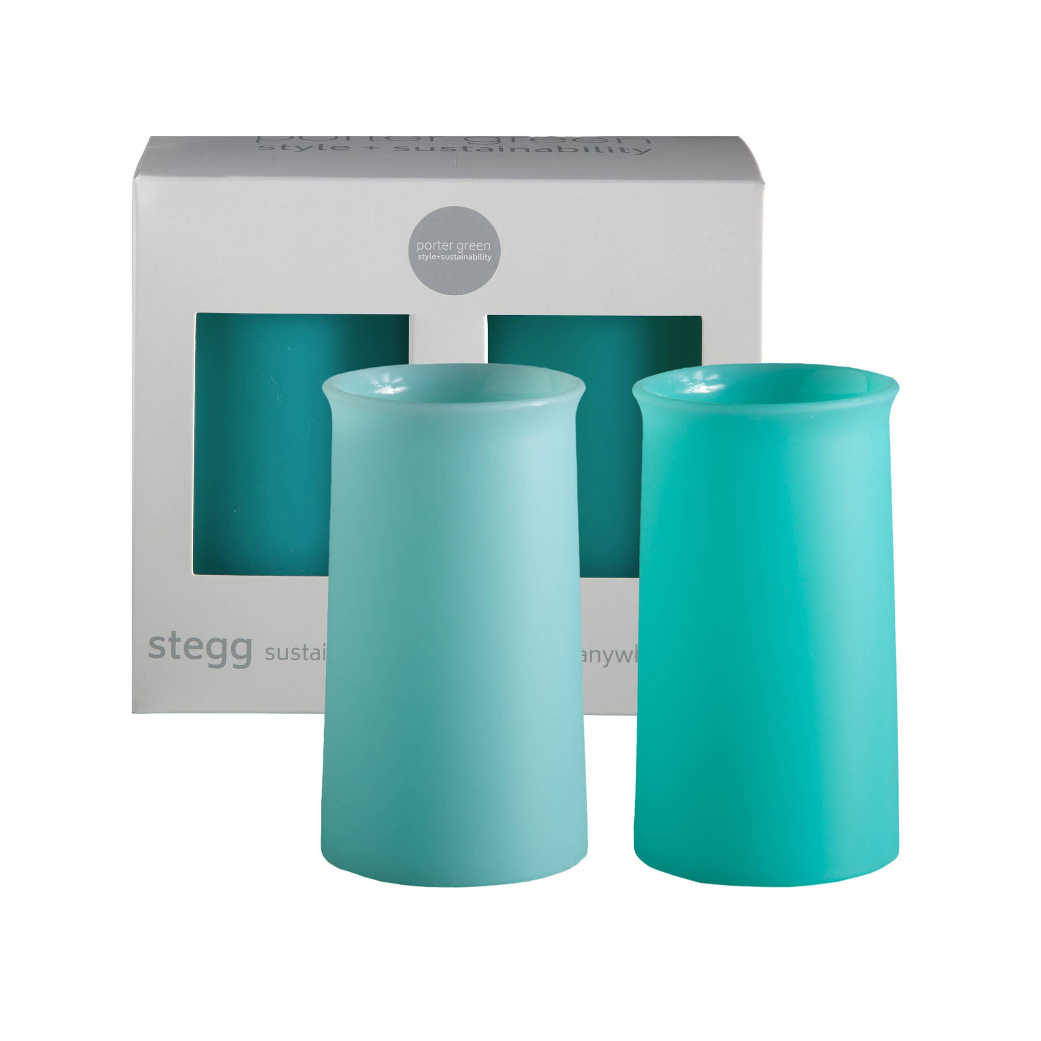 porter green | style + sustainability - Wholesale Drinking Glass/Cup - Pavone | Stegg | Silicone Unbreakable Highball Glasses0