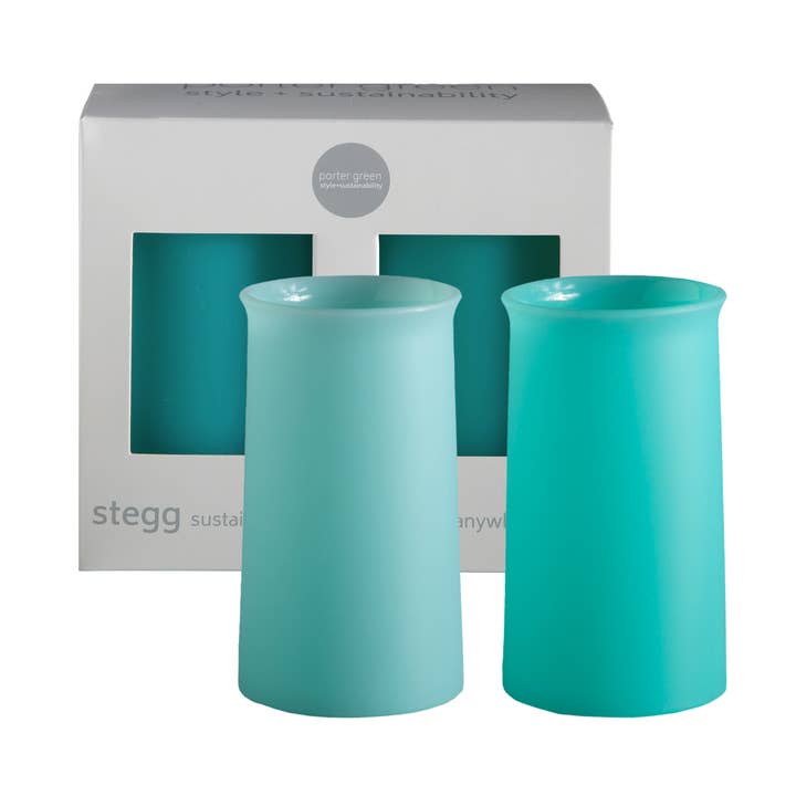 porter green | style + sustainability - Wholesale Drinking Glass/Cup - Pavone | Stegg | Silicone Unbreakable Highball Glasses0