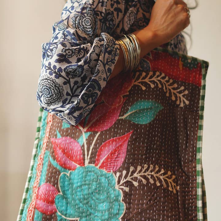 Annahmol - Wholesale Tote Bag - Women's - Vintage Textile one of a kind Cotton Totes16