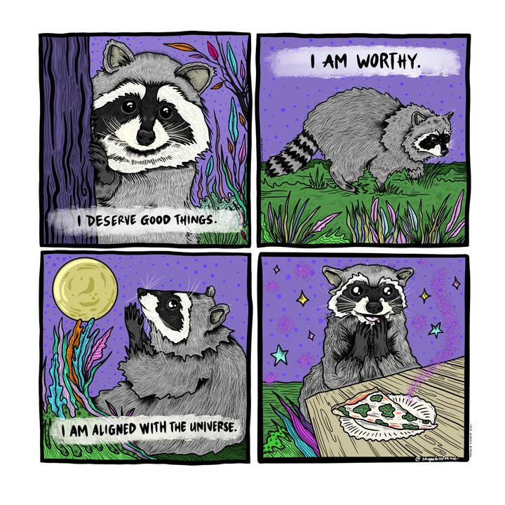 Shapelessflame - Vente Affiche d'art - Poster d'art Trash Magick - 8 x 101