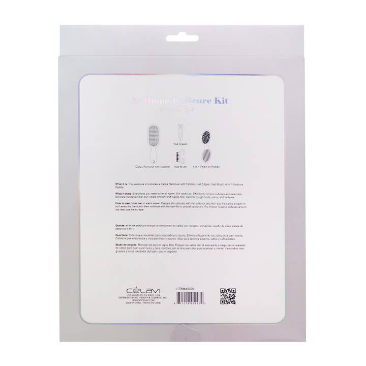 PINEAPPLE Beauty - Wholesale Nailcare Set - Celavi 45029 At Home Pedicure Kit - 12