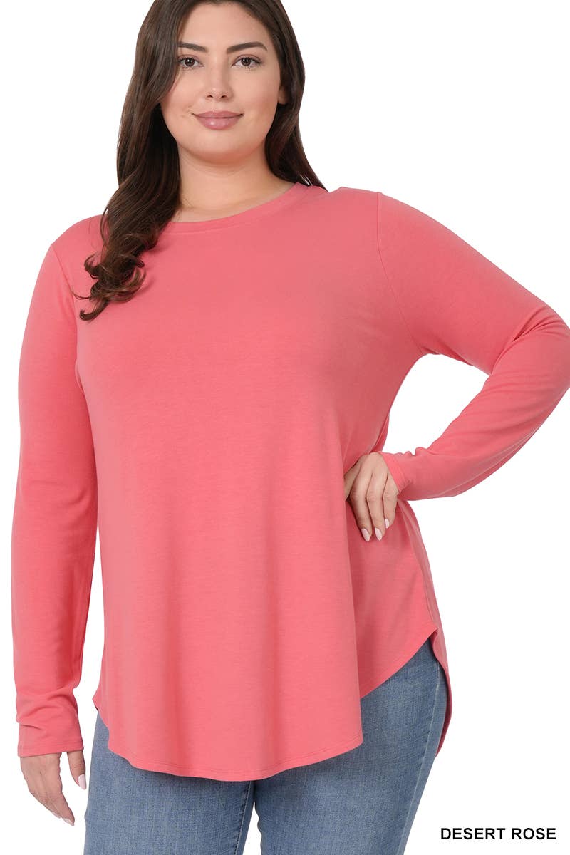 42POPS - Vente Tunique – femme - Tunique à ourlet arrondi Reg/Plus46