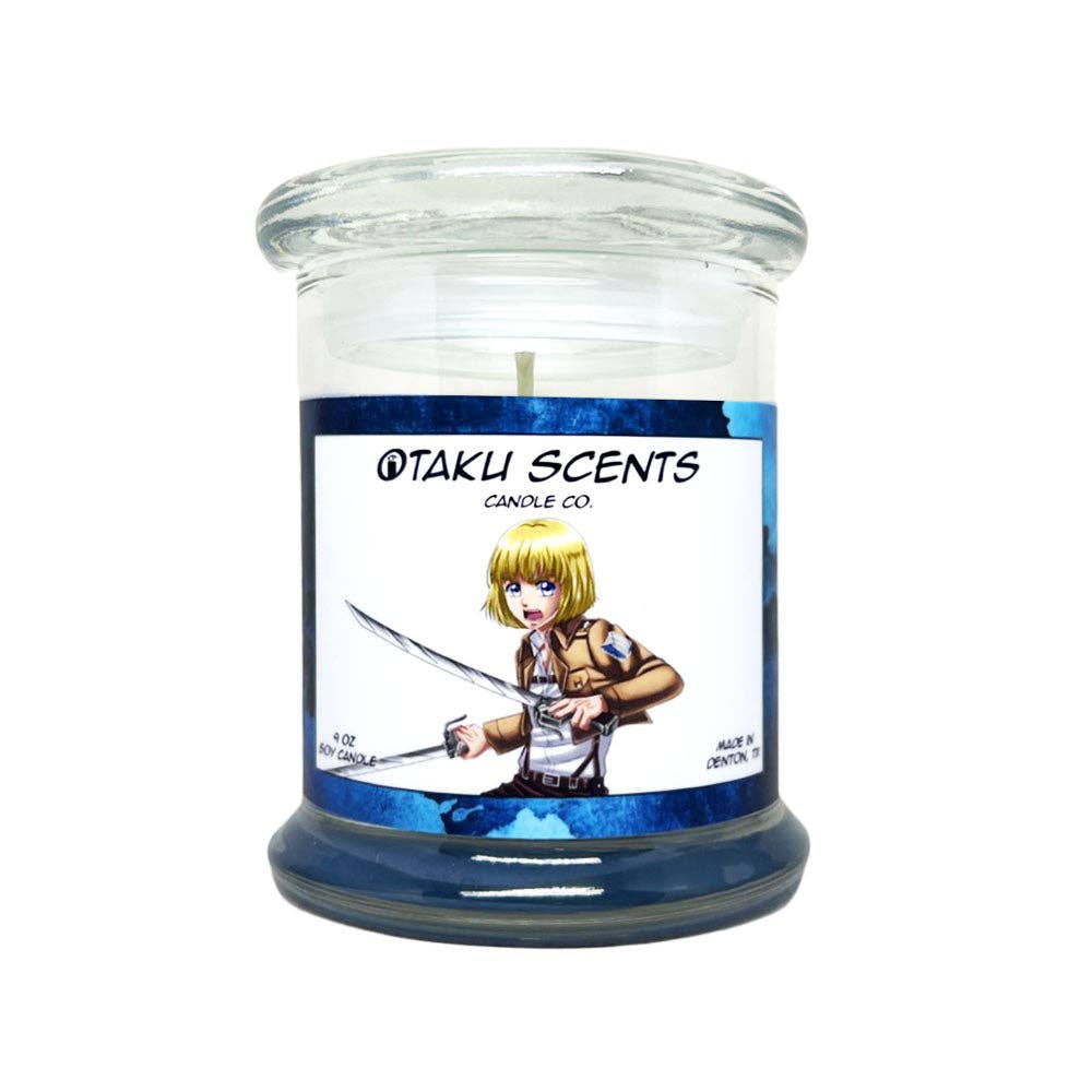 Otaku Scents - Wholesale Jar/Filled Candle - Armin Ocean Air Scented Soy Jar Candle, 9 oz