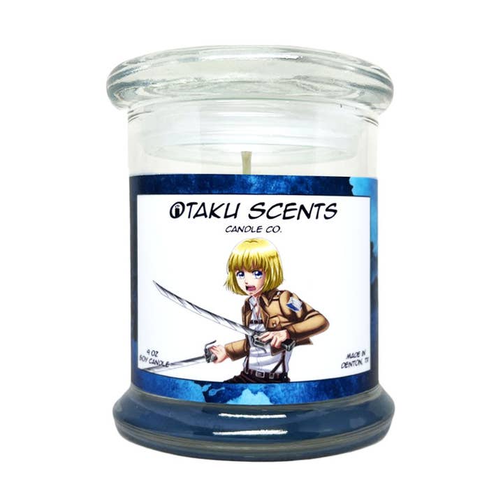 Otaku Scents - Wholesale Jar/Filled Candle - Armin Ocean Air Scented Soy Jar Candle, 9 oz0