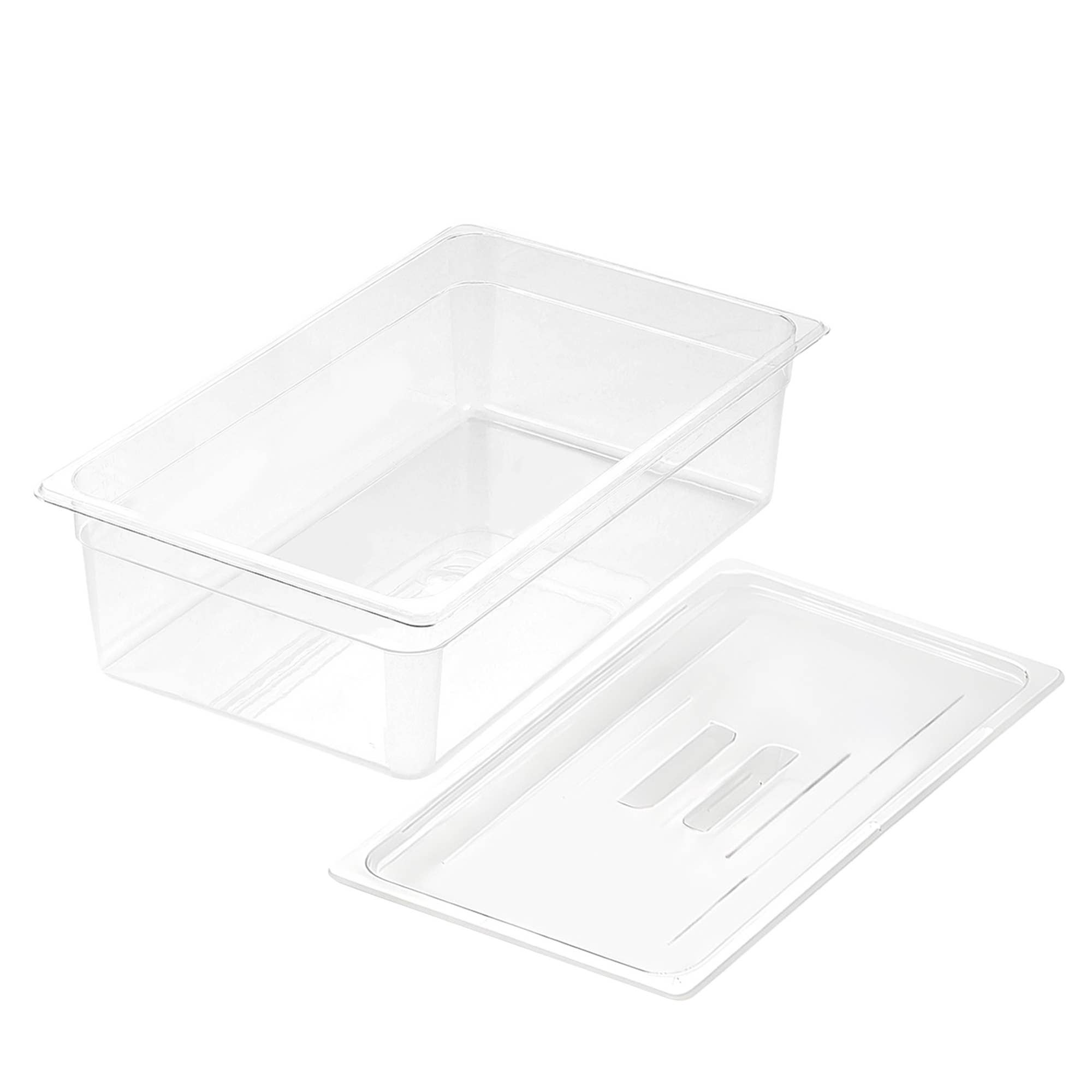 SOGA International Pty Ltd - Wholesale Food Storage Container - 150mm Clear Gastronorm GN Pan 1/1 Food Tray Storage with Lid0