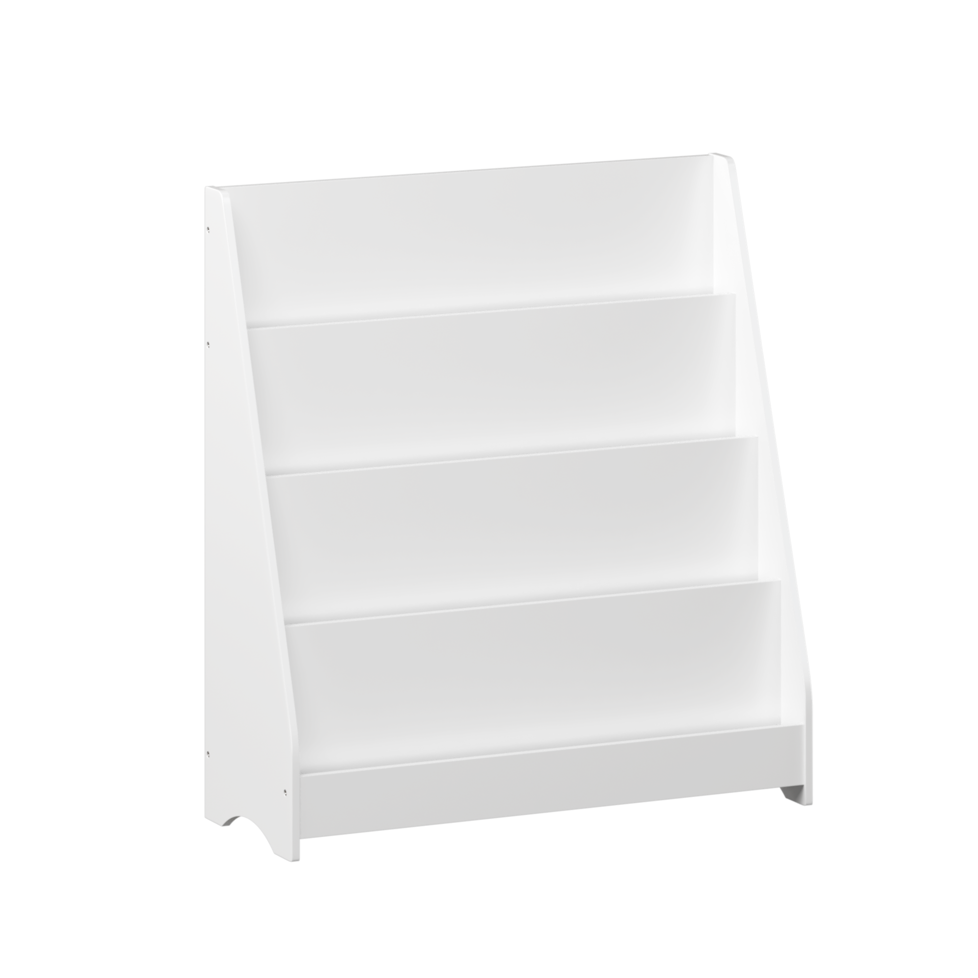 39F Inc. - Wholesale Bookcase - 4-Tier White Kids Bookshelf for Bedroom or Classroom10