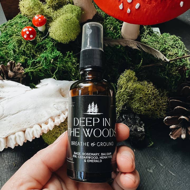 Deep in the Woods, Smudge Mist Room and Body Spray, Forest for wholesale by Farmhouse Moon
